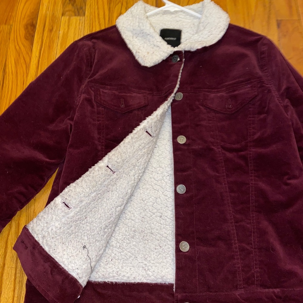 forever 21 sherpa lined jacket